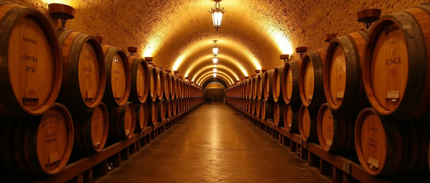 Burgundy cellar