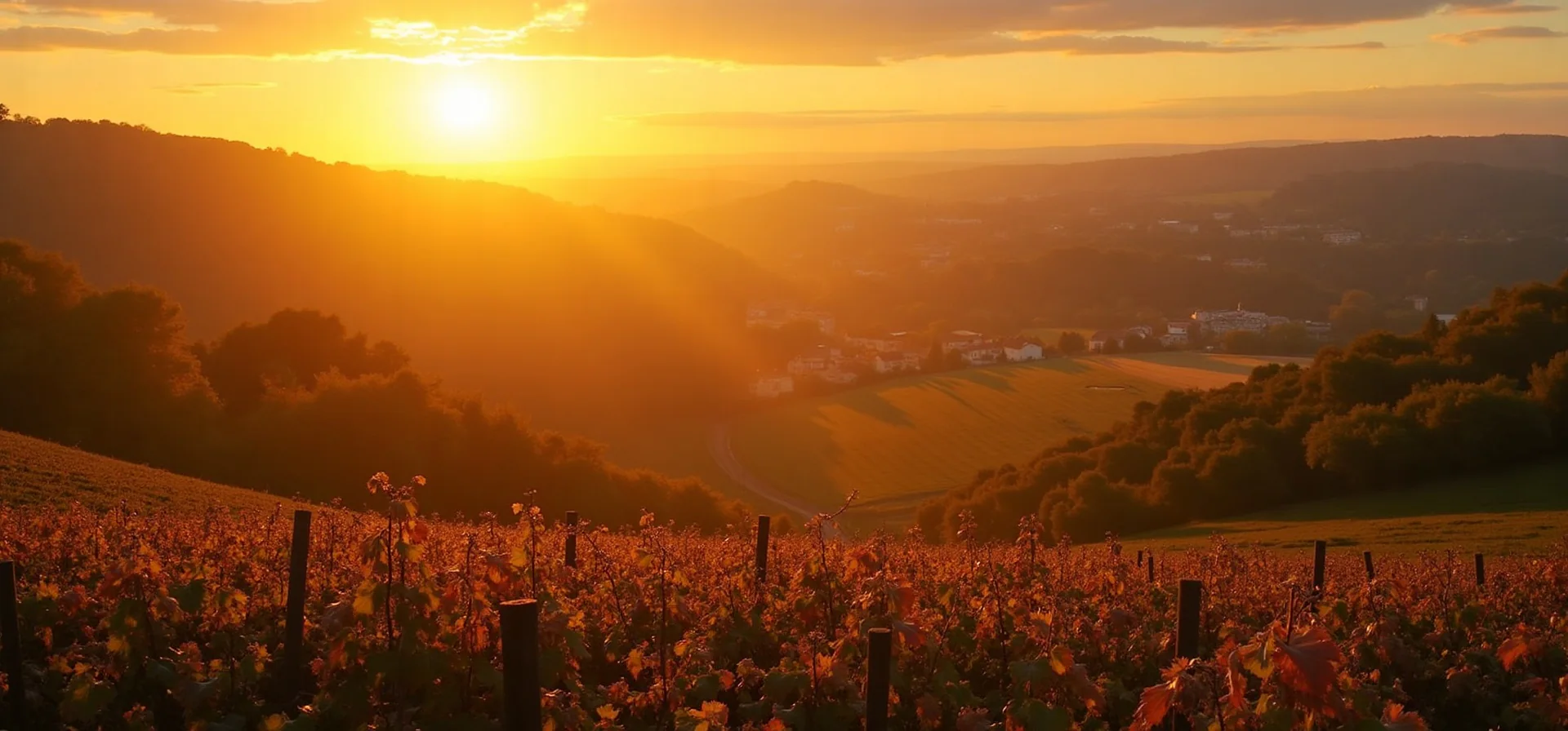Burgundy: sunset over the Côte d’Or