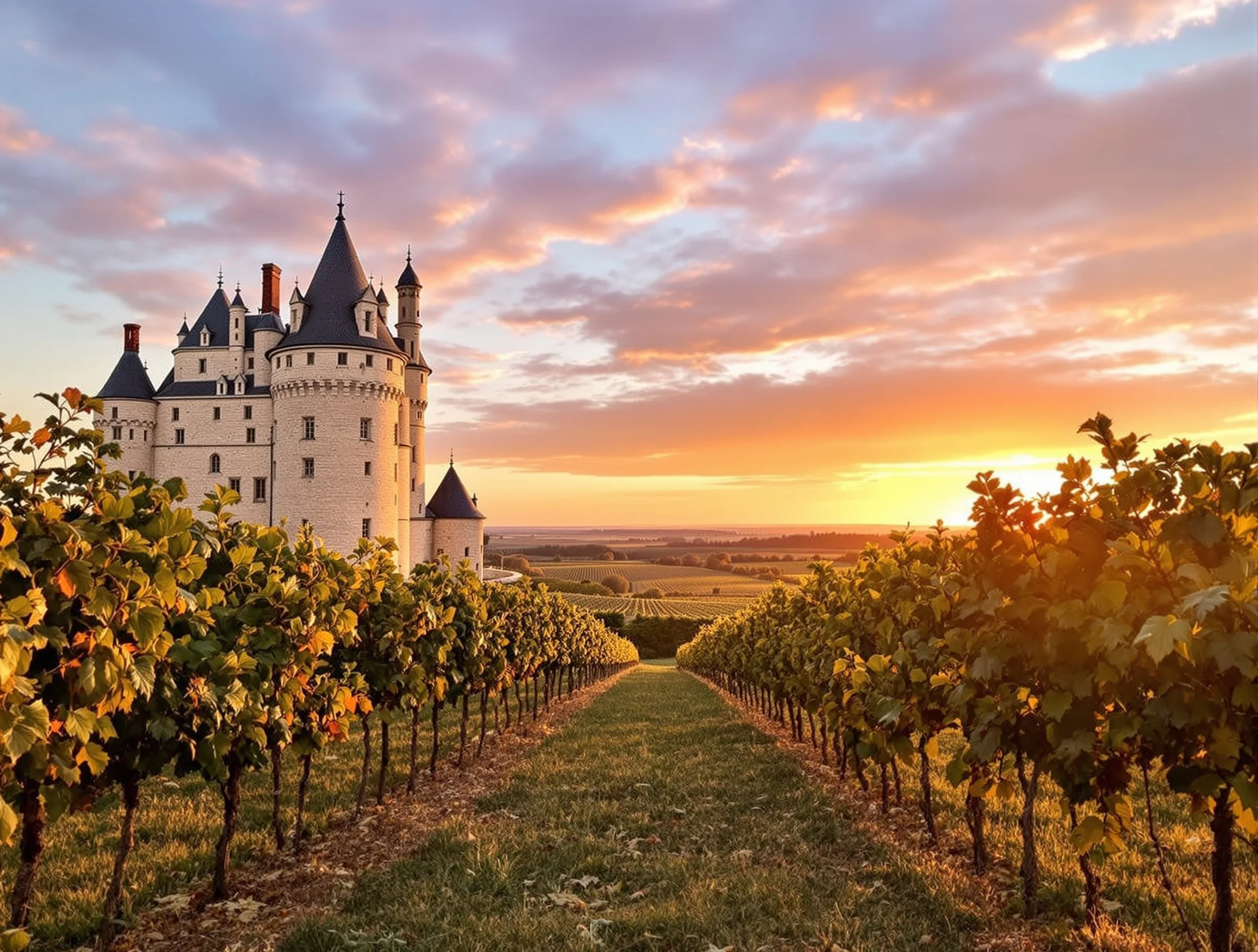 Reims Cathedral and Château du Clos de Vougeot