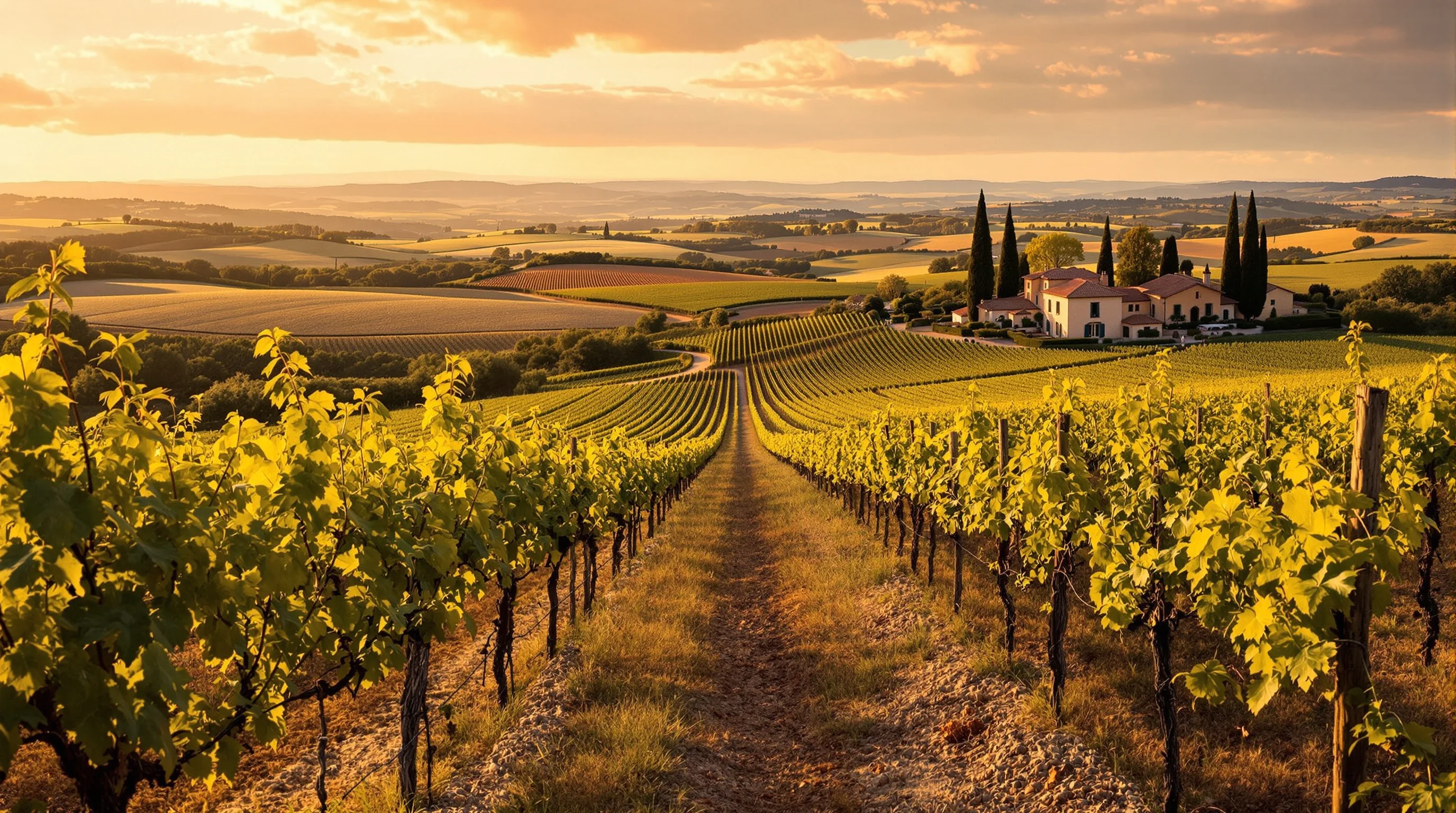 Provence vineyards — Art Wine Guide