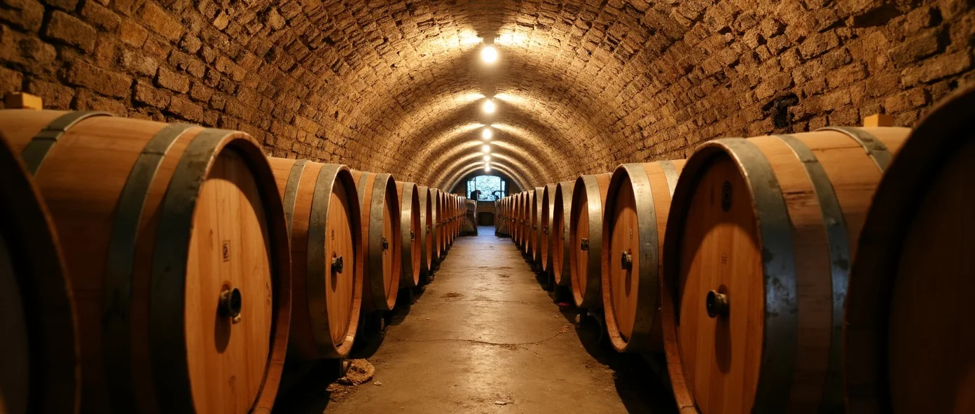 Normandy cider cellar