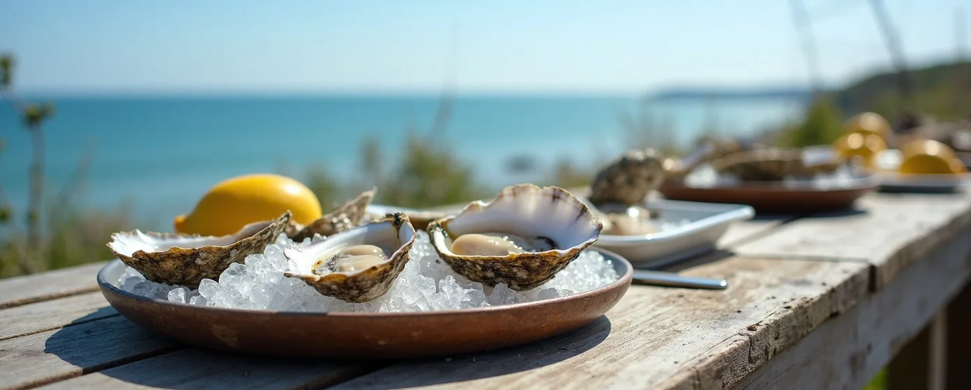 Oyster workshop and pré-salé salt meadows