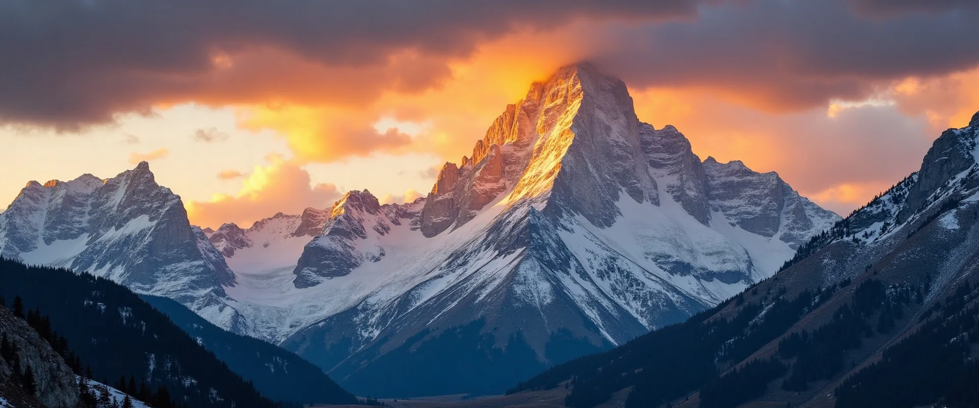 Sunset in Savoie