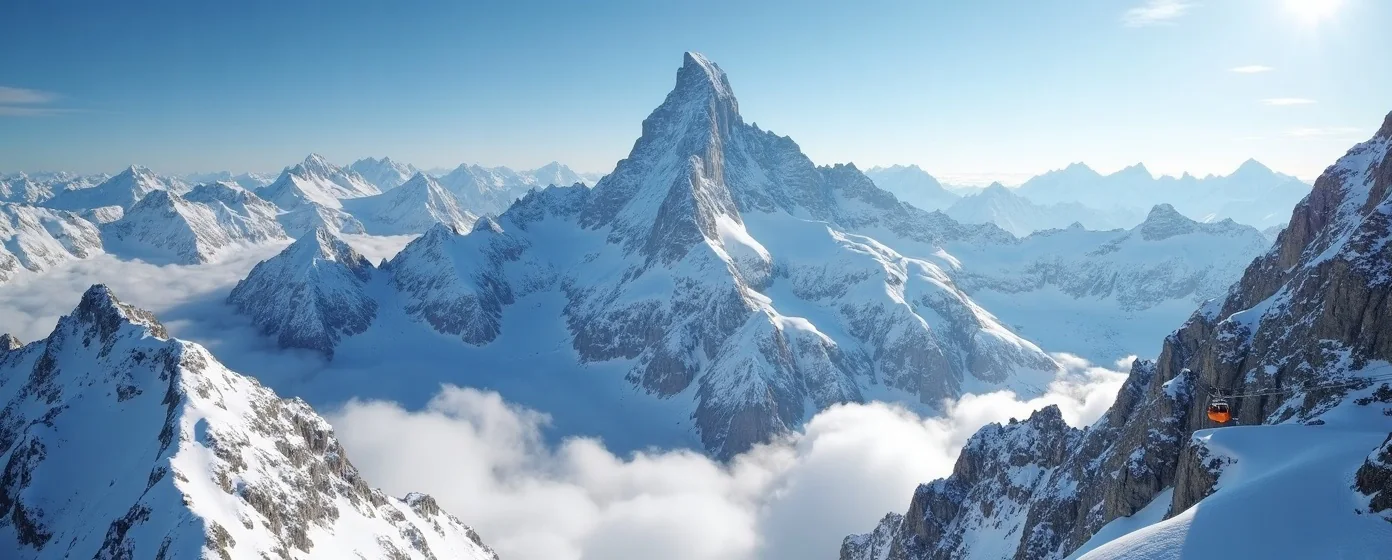 Chamonix and Mont Blanc: cable car, glaciers and fondue at altitude