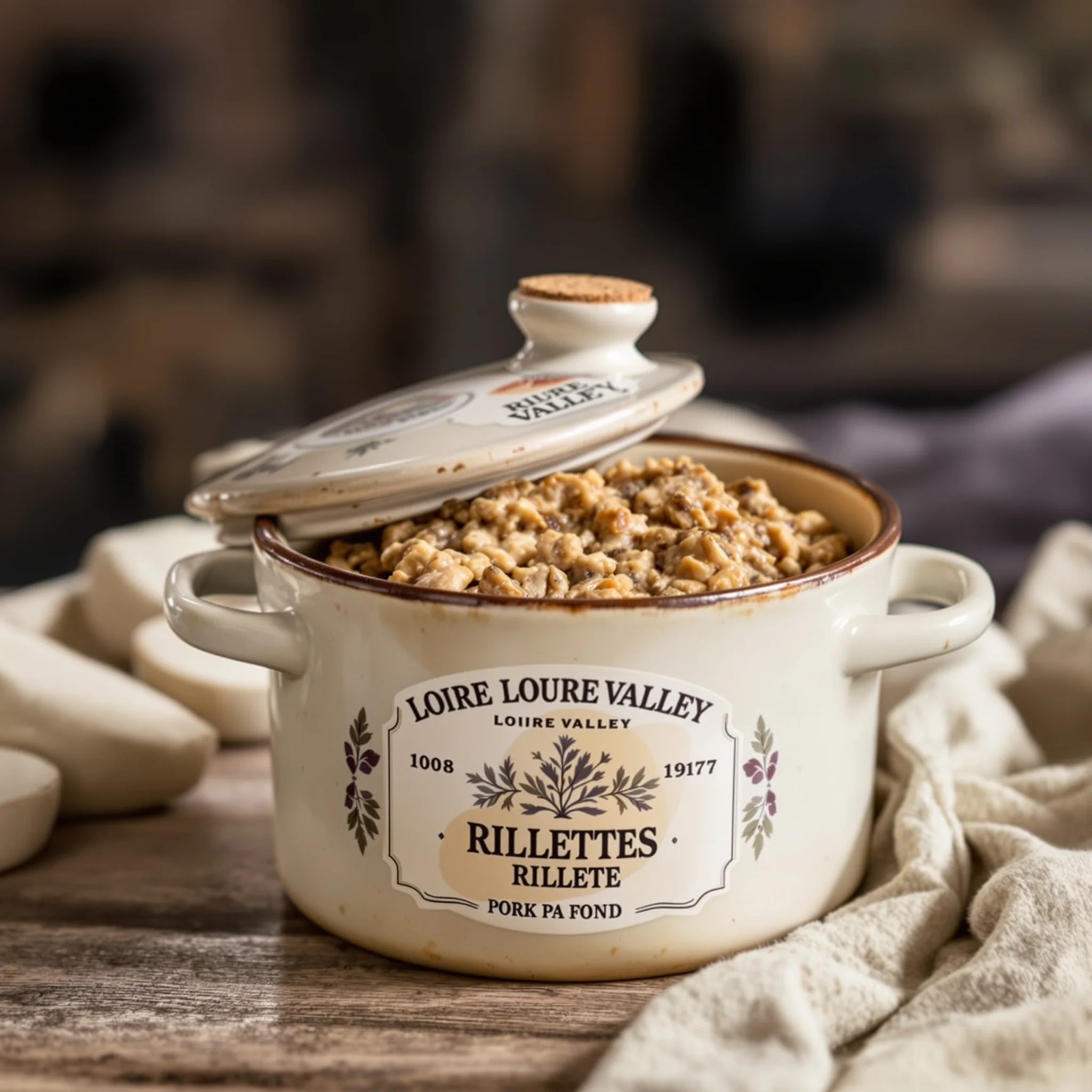 Rillettes in a pot