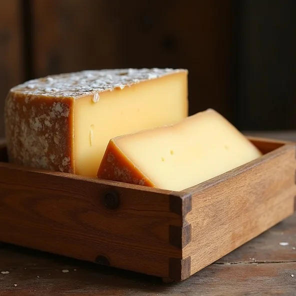 Boxed Époisses cheese