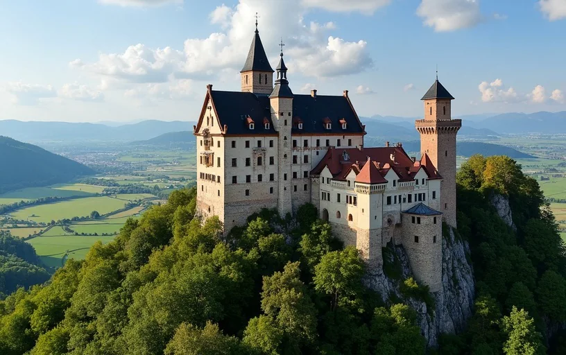 Castle and departure
