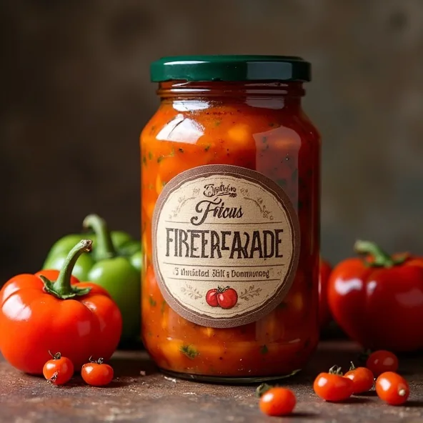 Piperade en bocal