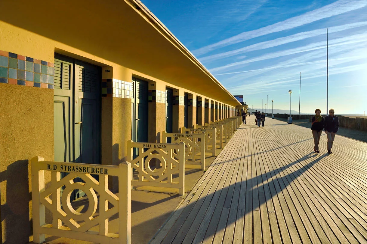 Les Planches boardwalk in Deauville