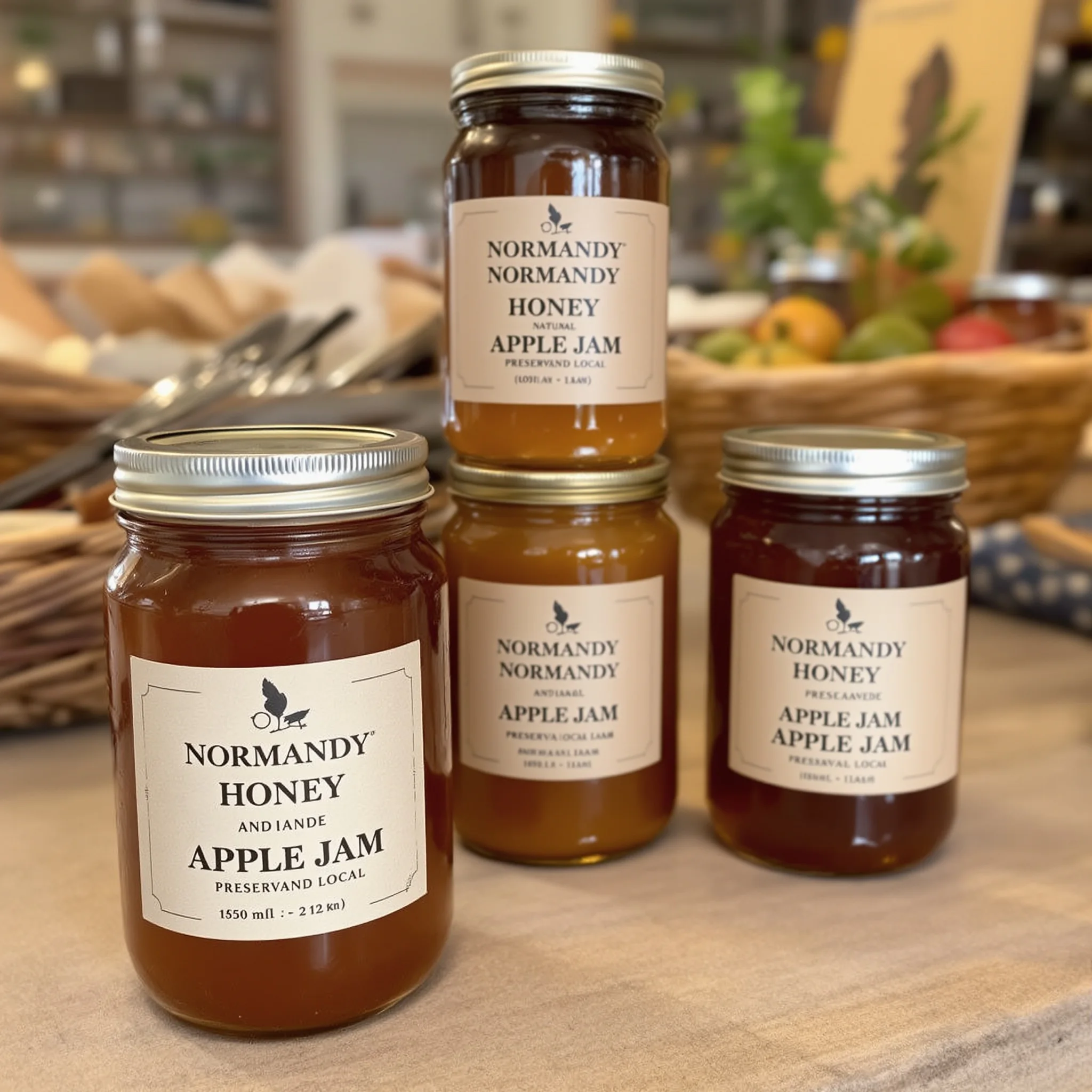 Honey and apple jam