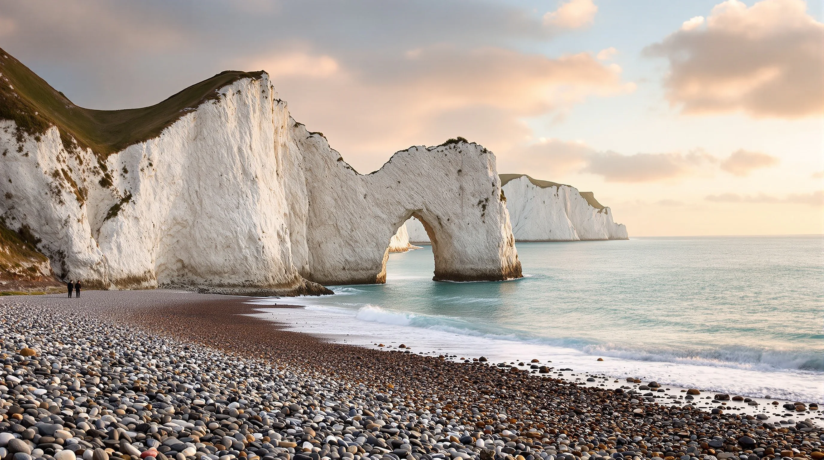 The white cliffs of Étretat, Normandy