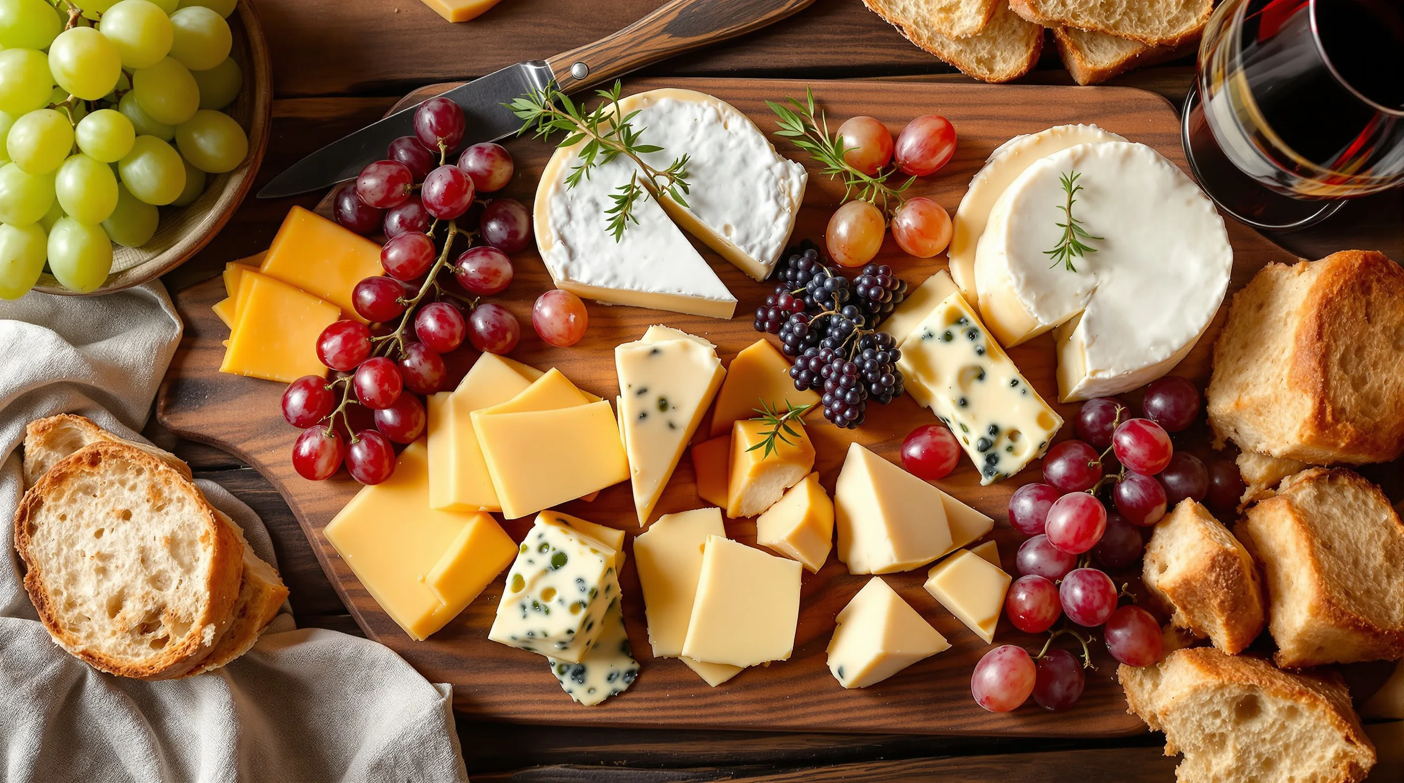 French cheese board