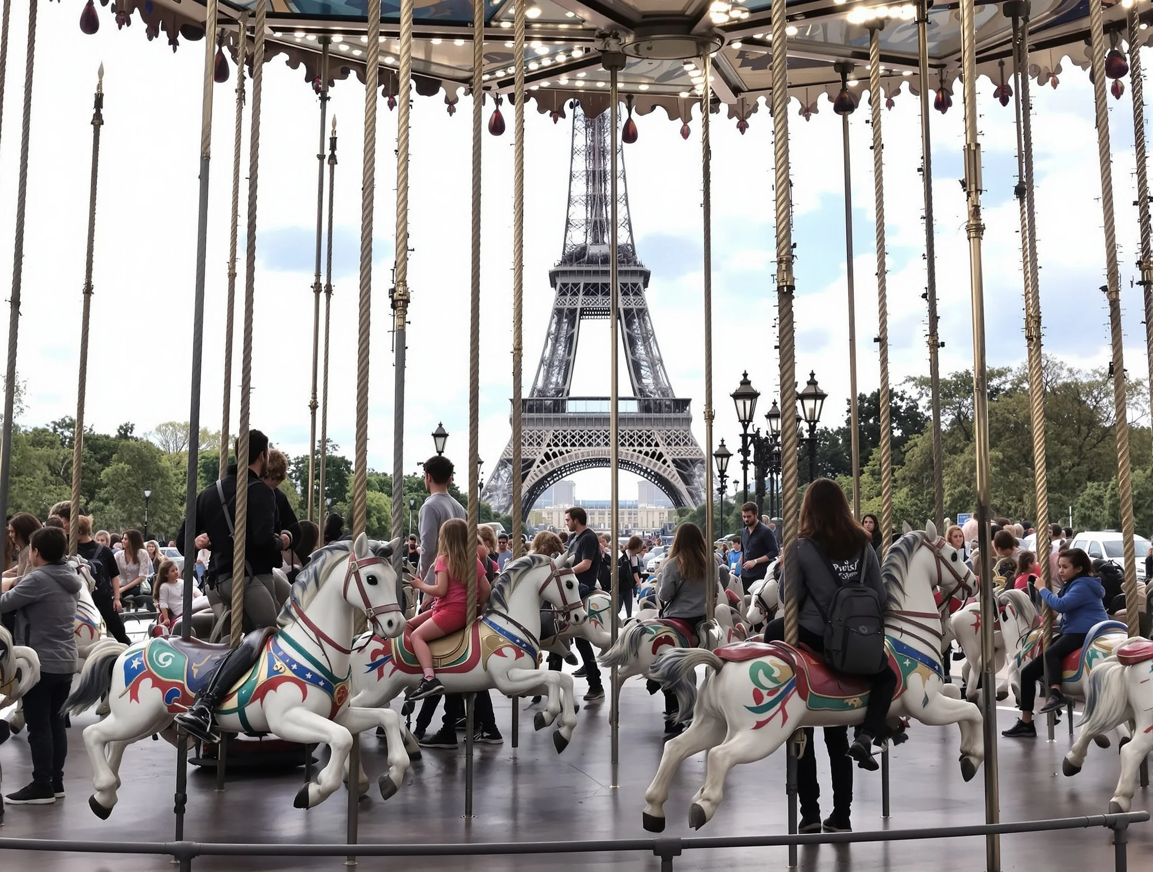 With children: a comfortable pace