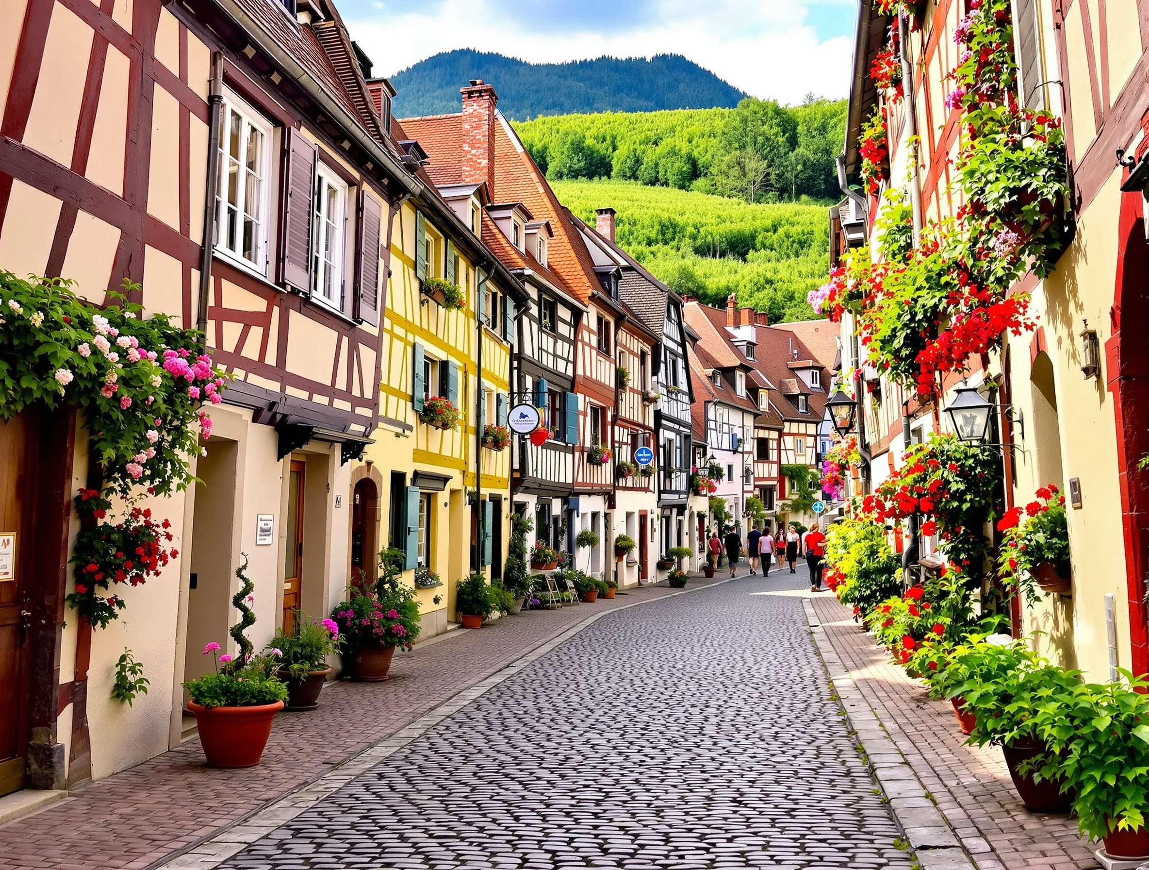 Alsace: towns and the Wine Route