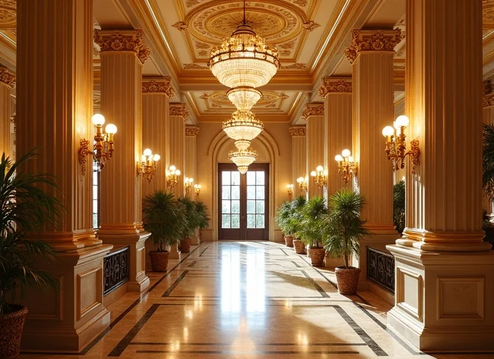 Intérieur du légendaire Casino de Monte-Carlo