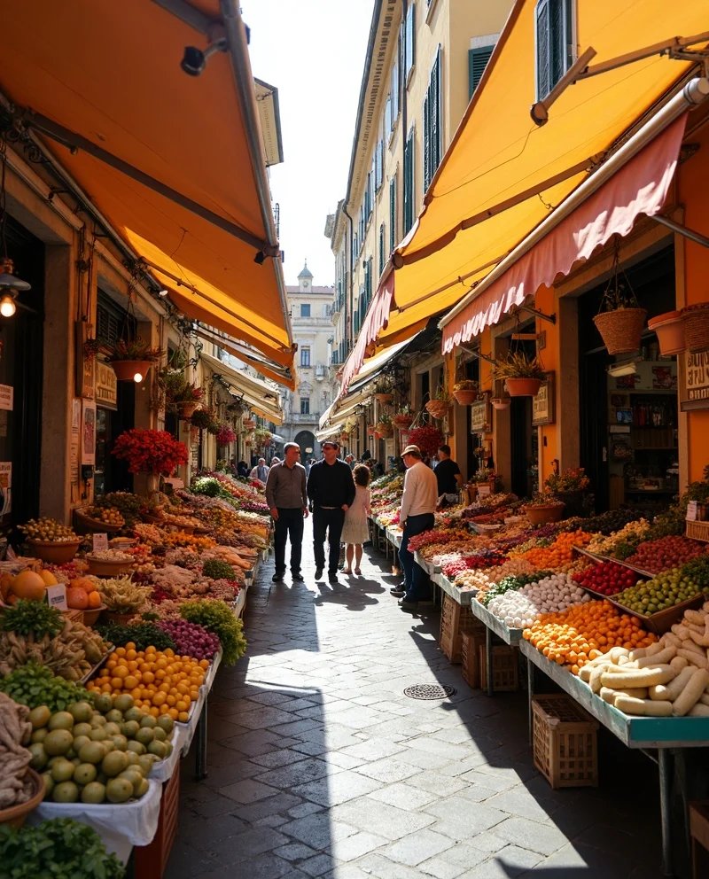Nice food walk